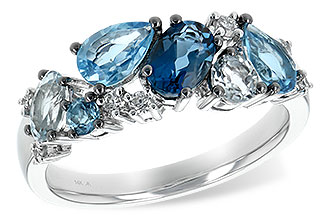 A207-73446: LDS RG 2.05 BLUE TOPAZ 2.16 TGW