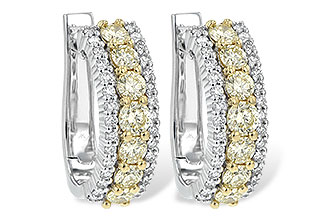 A207-76091: EARR 1.15 YELLOW DIAS 1.55 TW