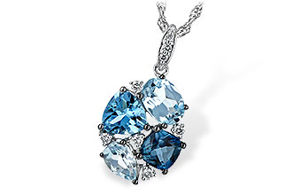 C207-74273: NECK 2.60 BLUE TOPAZ 2.70 TGW