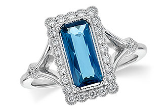 C208-69800: LDS RG 1.58 LONDON BLUE TOPAZ 1.75 TGW
