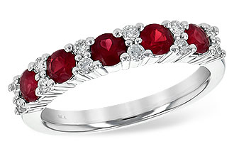 D208-65264: LDS WED RG .88 RUBY 1.12 TGW