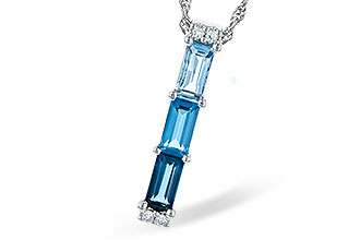 D291-39773: NECK 1.26 BLUE TOPAZ 1.30 TGW
