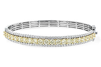F207-76118: BANGLE 4.20 YELLOW DIAS 5.63 TW
