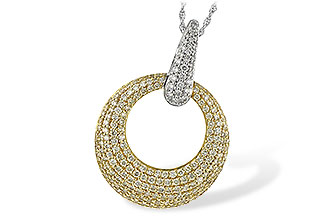 K207-76163: NECK 1.64 YELLOW DIAS 1.90 TW