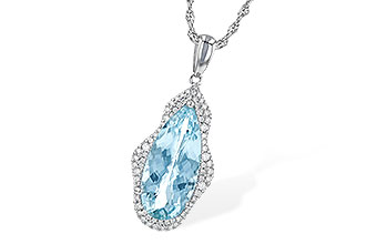 K208-69754: NECK 3.97 AQUAMARINE 4.20 TGW
