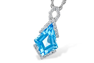 K291-38818: NECK 2.40 BLUE TOPAZ 2.53 TGW