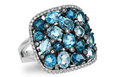 M205-96118: LDS RG 3.67 BLUE TOPAZ 3.94 TGW